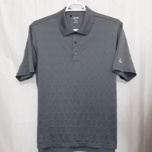 Adidas Men's Dark Gray Polo Shirt